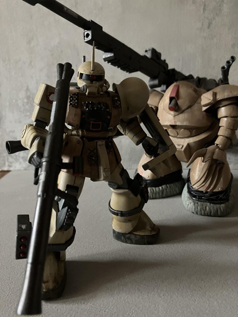 以前、制作したゴックとは同じ部隊と言う自分内設定になっていますこのシリーズが続くかは、皆さんのいいねに掛かっています (T ^ T)(嘘ですよー笑)