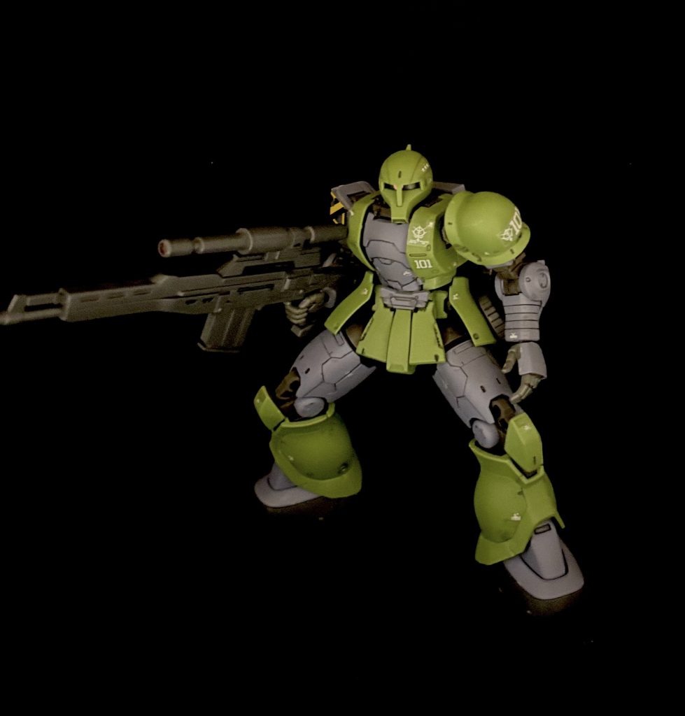 HGザクⅠ（スナイパー装備）–5枚目/制作者：マサキ軍曹