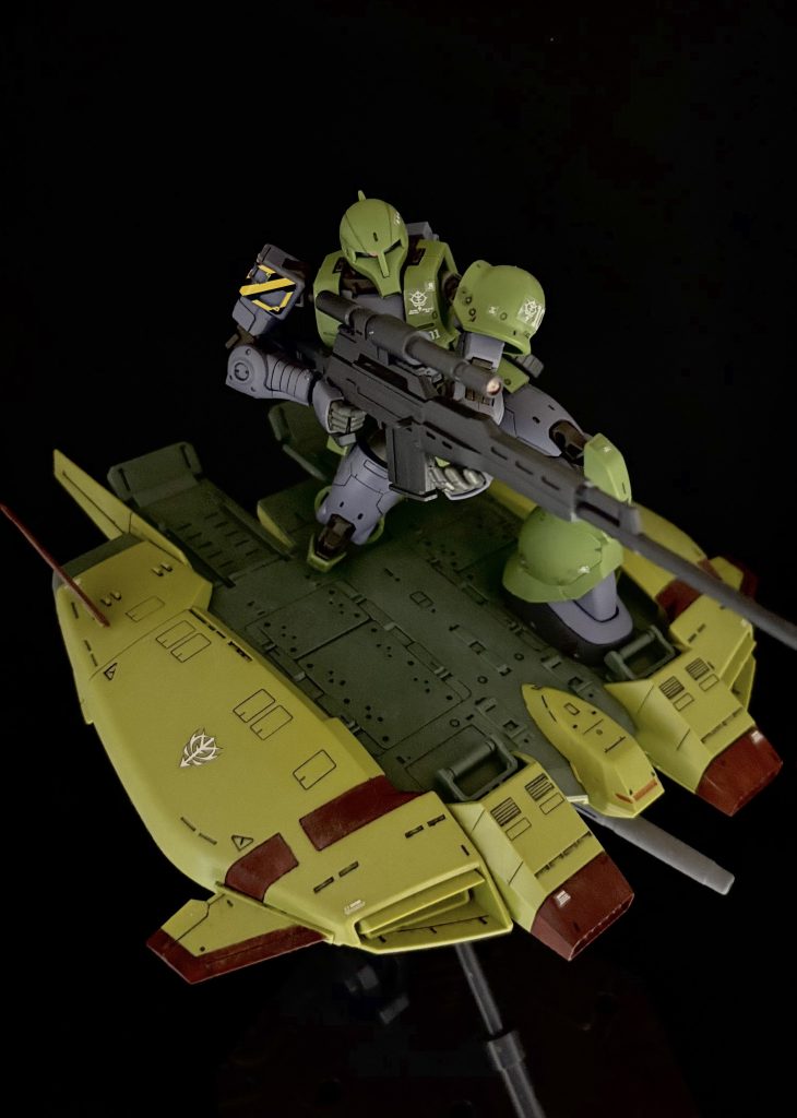 機動性の不利を補う為ベースジャバーからの狙撃イメージ。