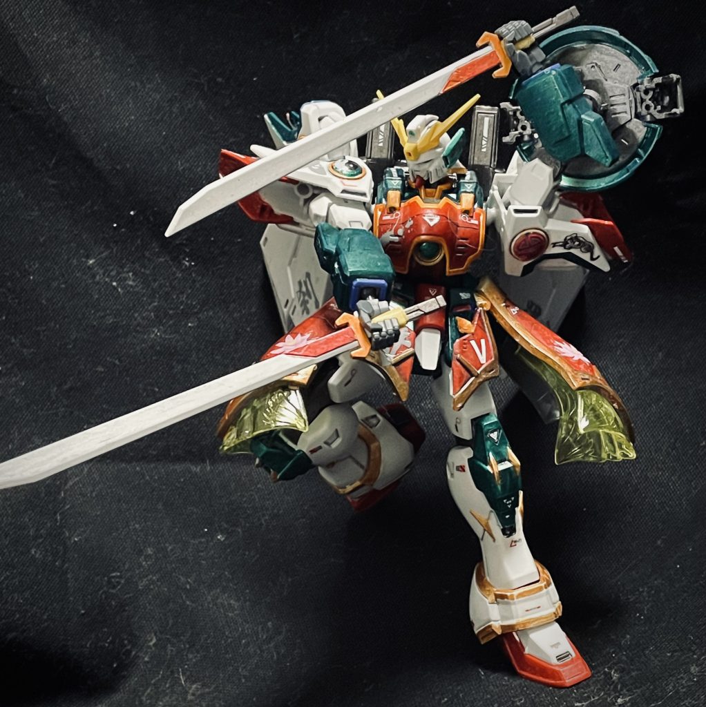 ガンダムはやらないポーズですが。