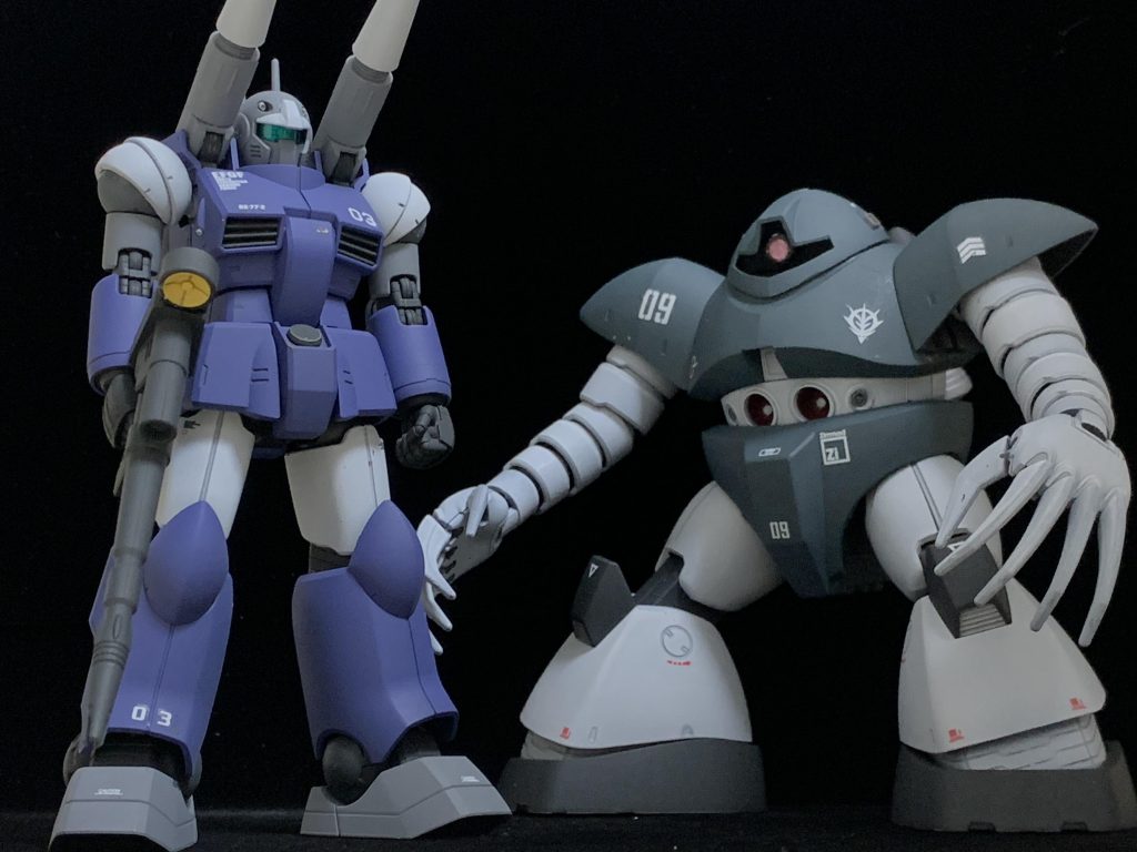 同様に以前製作したゴッグと。