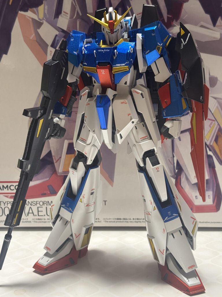 Zはスタイルがいい！あとで気づきましたがシールド上下逆さまでした🤣