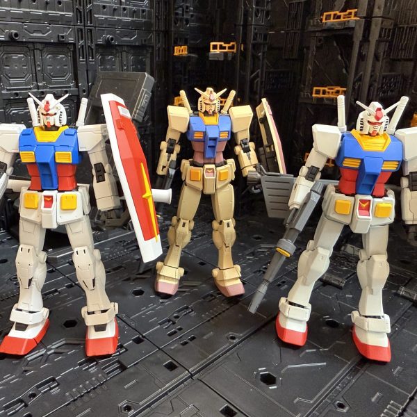 HG ガンダム ３人衆