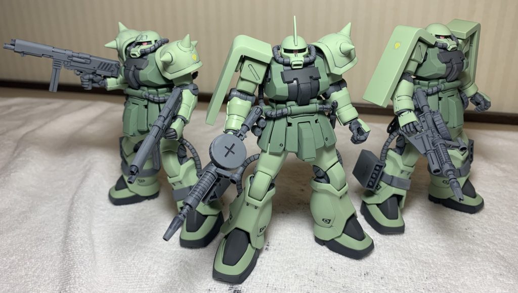 HGUC 1/144 MS-06F-2 ザクII(ジオン軍仕様)