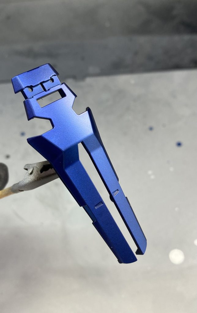 いいマット感だぁ…つや消しクリアでトップコート。正直、今回1番練習したい部分がここでした。個人的には、割と狙った感じになって満足のいく出来になりました。次に他の色でマットキャンディ塗装するのが楽しみです。