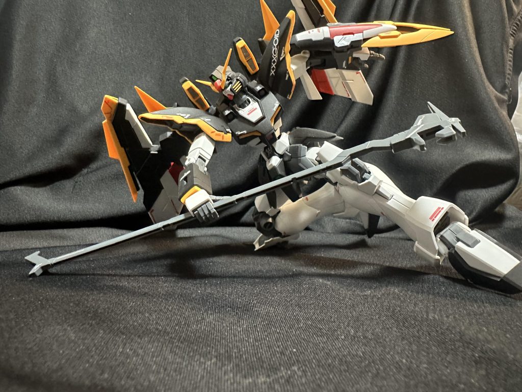 各部延長と肩の可動範囲拡大した効果で大胆なポーズも可能に🥳