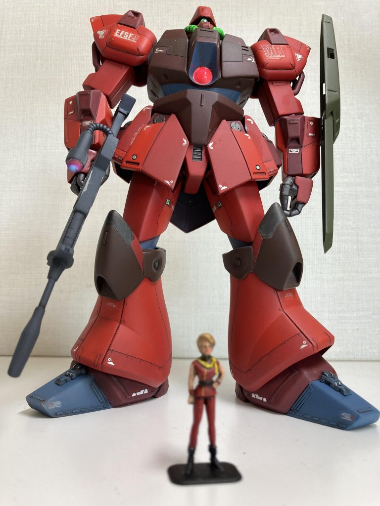 キット付属のライラ・ミラ・ライラも塗りました（ちょっとピンボケですいません）。