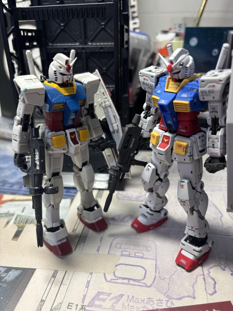 最後に初代RGガンダムと