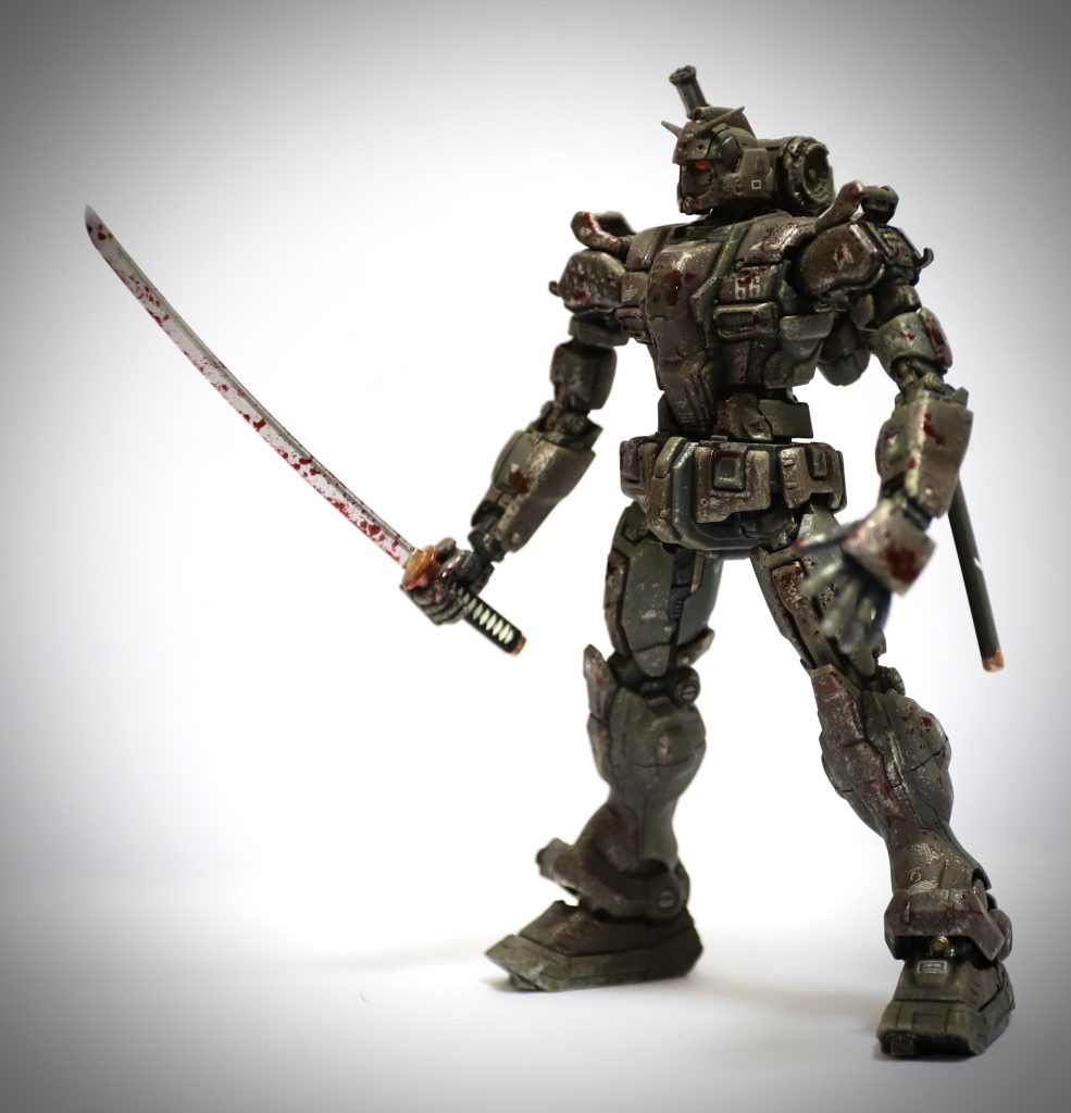 今回も返り血表現で汚しました