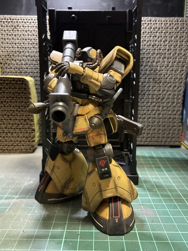 一応ケンプファーのバズーカも持たせてますケンプファー武器が多くて最高。笑