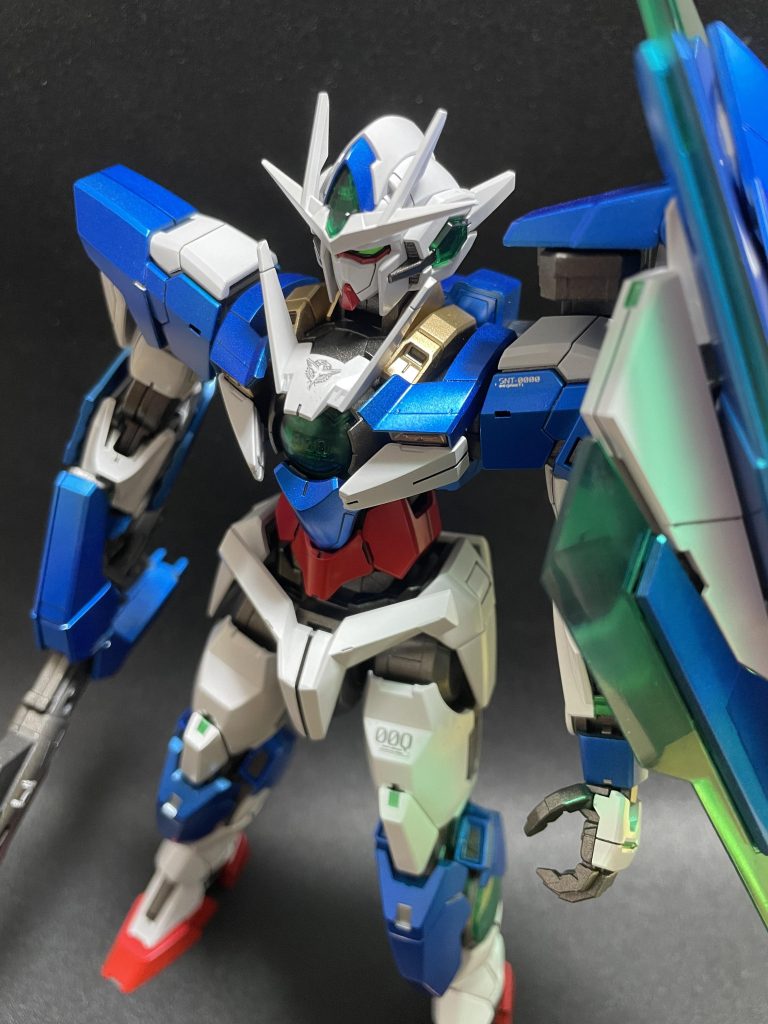 ガチガチのABSフレーム、スカートのパーツポロリ、ソードの保持力、可動域と色々苦労しました…