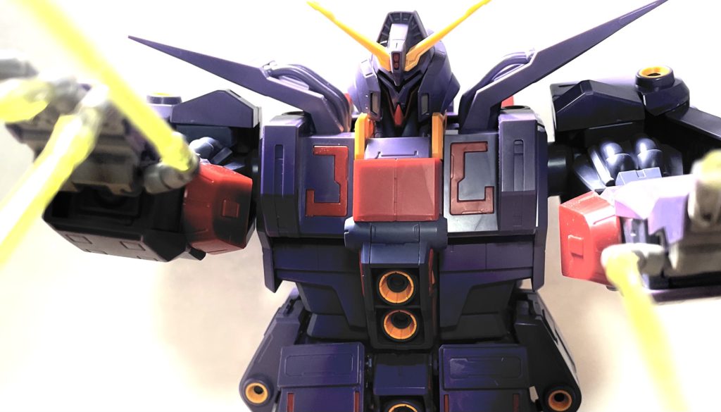 発表から約7ヶ月…サイコガンダムmkⅡほしくて堪りませんでした…デカすぎて作るのが大変でした。久しぶりのガンプラがこれなのでお腹いっぱいです…。シールが少ない所もバンダイ凄いなぁポイントです(gundam-kao6)