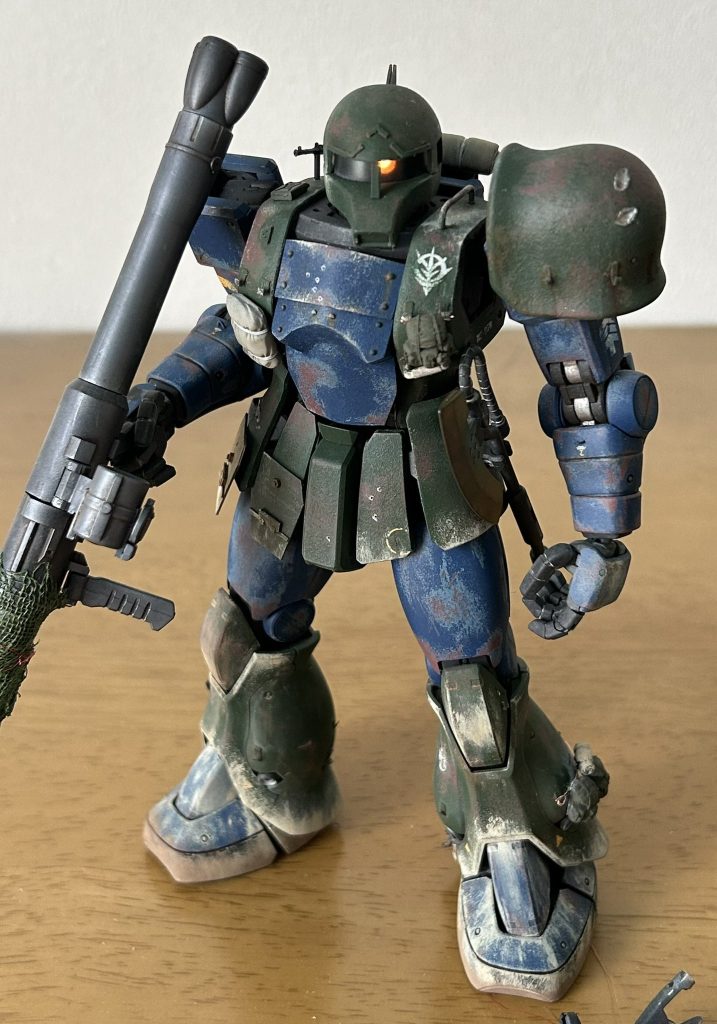 最後に単体の写真を最後まで見て頂きありがとうございました🙇‍♂️バンダイさん早く旧ザクver2.0だして👹それでは👋 