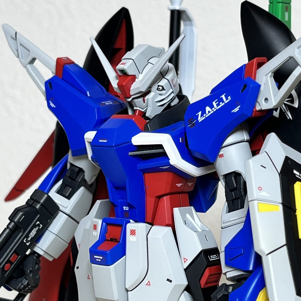 オリジナルカラーのHGCEをspecⅡカラーに塗装しました。（ゼウスシルエット買えない）