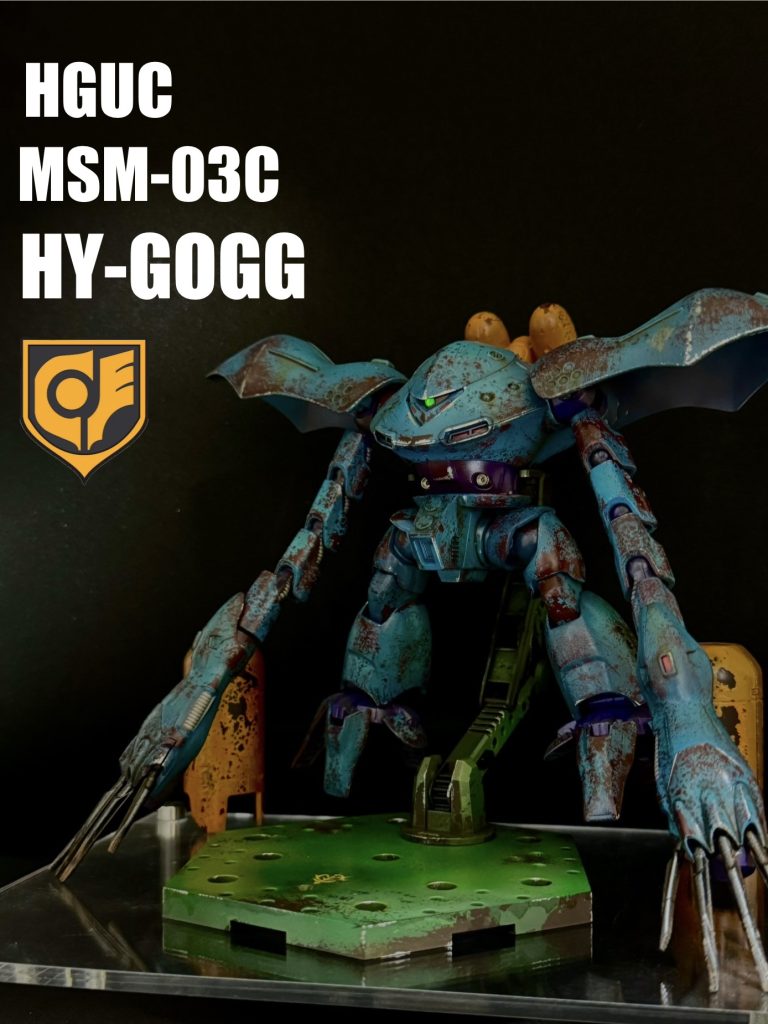 モノアイはLEDを仕込みました 劇中では赤く発光しますが、アレンジで緑色の発光にしてみました。 アンディーーーー!!