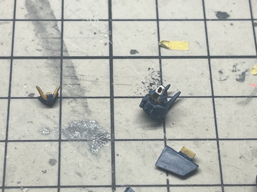 ツインアイはちゃんと塗りました！！見えなくなるけどなぁ！！！！