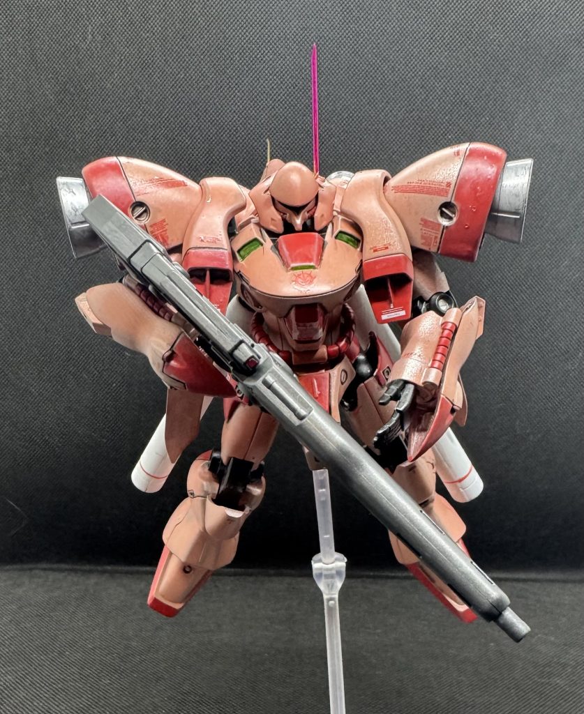 カラーは適当に。もう足首折れるわ、ヘッド&ブースターアンテナ折れるわで哀しみ。