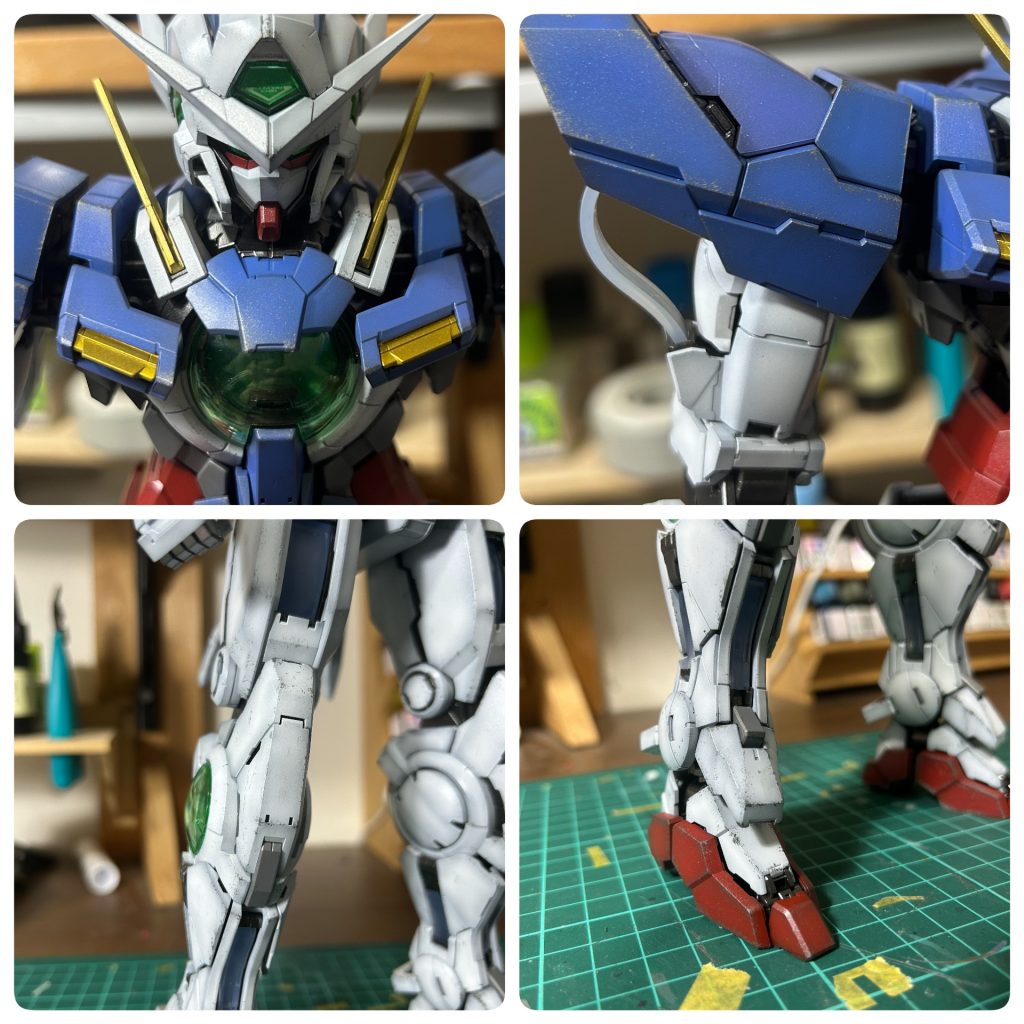 チッピングもしています。足元にかけて強くしています。