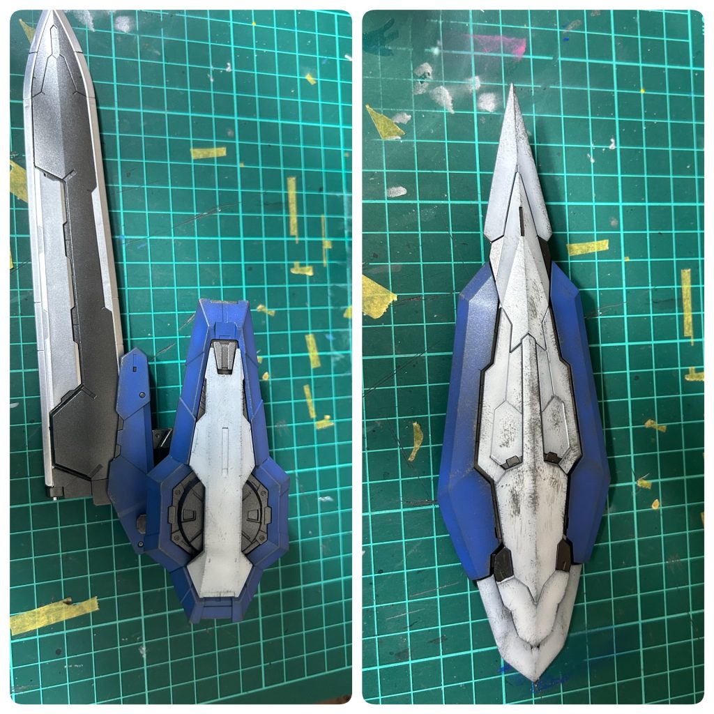 武器類もしっかりと。GNロングブレードとショートブレードをまだ作ってないのは内緒🤫