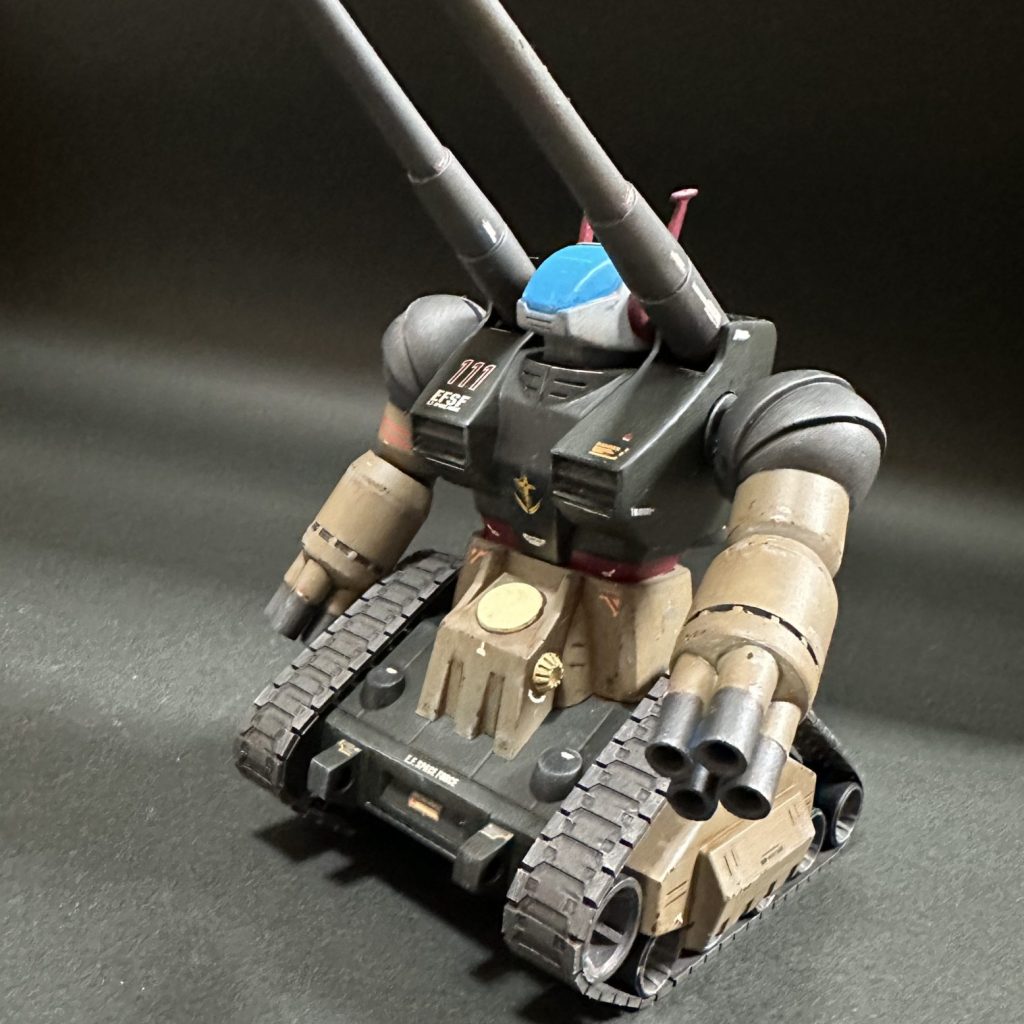 お正月からつくっていたもの 旧キット ガンタンク リアルタイプカラー