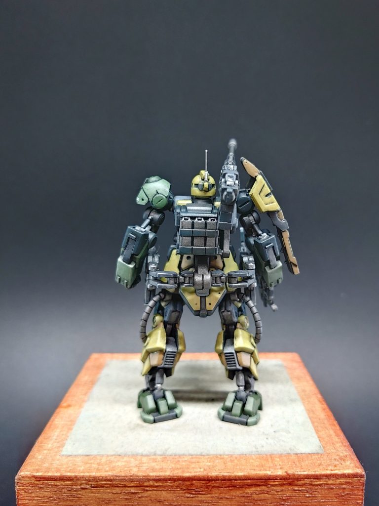 ガンダムアーティファクト ザクキャノン筆塗り全塗装～アクリジョン普及委員会Ｖｅｒ．～–8枚目/制作者：おーしゃん