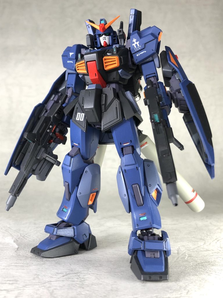 いつもの二枚盾で両手武器銃 Eパック二連にし先を絞ったチョークバレルに変更