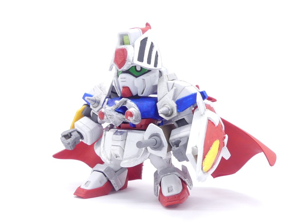 【ガンプラデータ】配役:衝撃騎士 インパルスガンダム演者:センマヤ・ヒジリ所属:ヴァトラス城警備隊GP(ガンプラパワー):185使用ガンプラ:BB戦士 フォースインパルスガンダム HGBD:R ガンダムジャスティスナイトレギュレーション:アンリミテッドレギュレーション(実は肩アーマー固定に30MMのパーツを使用)機体解説:ヒジリが仕事の空き時間などに作ったガンプラ。BB戦士のフォースインパルスガンダムを騎士化したもの。製作レベルは低いものの大切にされていると解る。 GNFパビリオン当たりました。筆者です。そして…「放課後」久々の更新はずいぶんと遅れました。仕事に趣味に忙しい毎日です…今回も初期に構想は練っていたのに(本来はPage4→6登場予定でした)数ヶ月どころじゃない年月経過してるし…当初の計画からはずいぶんとダウングレードされた感もあるし。これ単に自身の能力不足です。