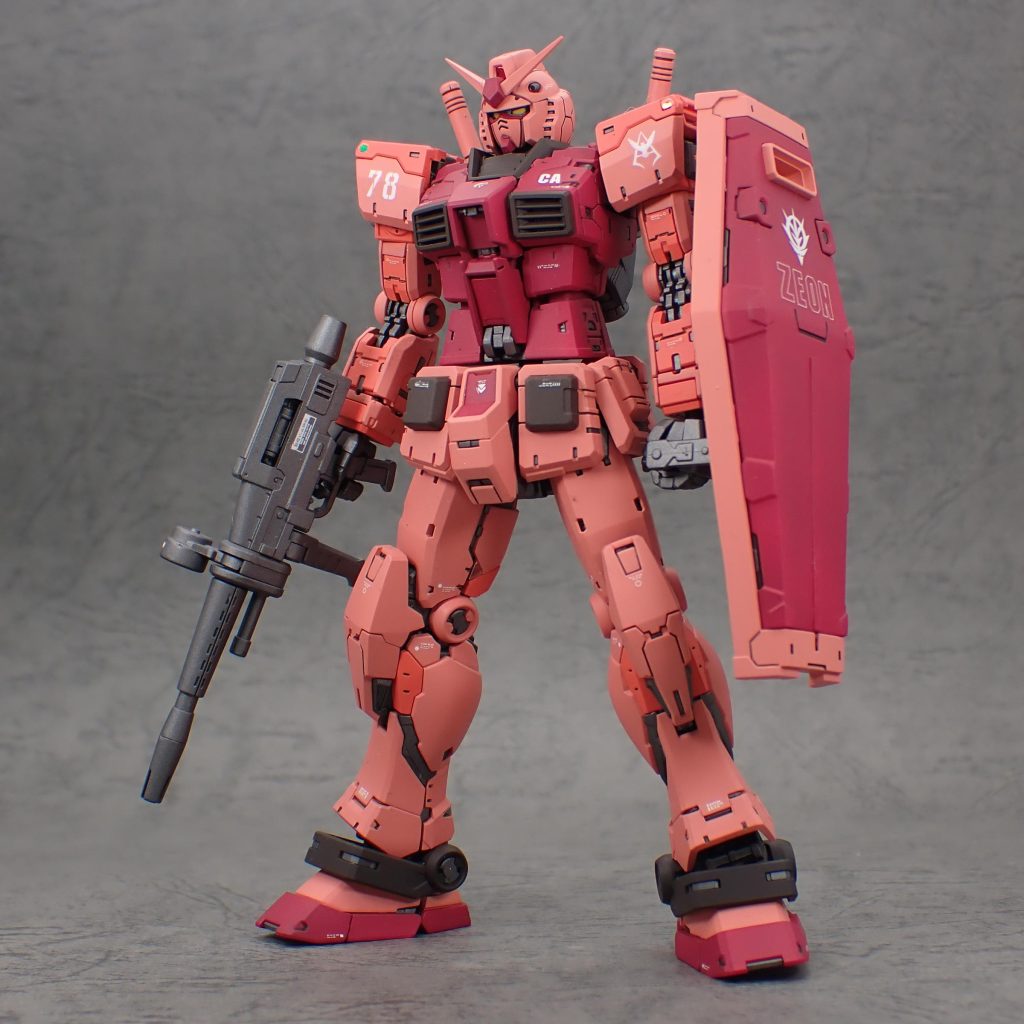 RG　RX78　ガンダム　シャア専用カラー–2枚目/制作者：ヤマサン