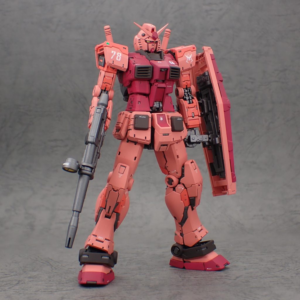 RG　RX78　ガンダム　シャア専用カラー–3枚目/制作者：ヤマサン