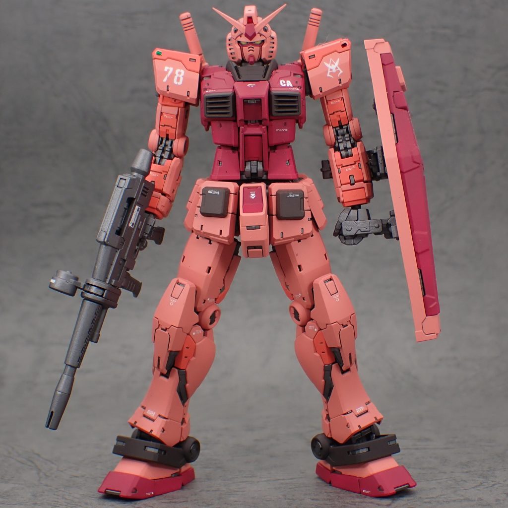 RG　RX78　ガンダム　シャア専用カラー–4枚目/制作者：ヤマサン