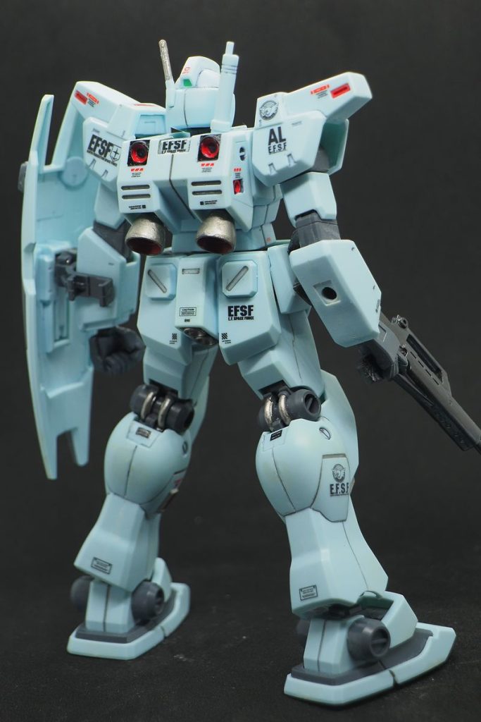 今回は背中も手を抜きませんでした(gundam-kao5)