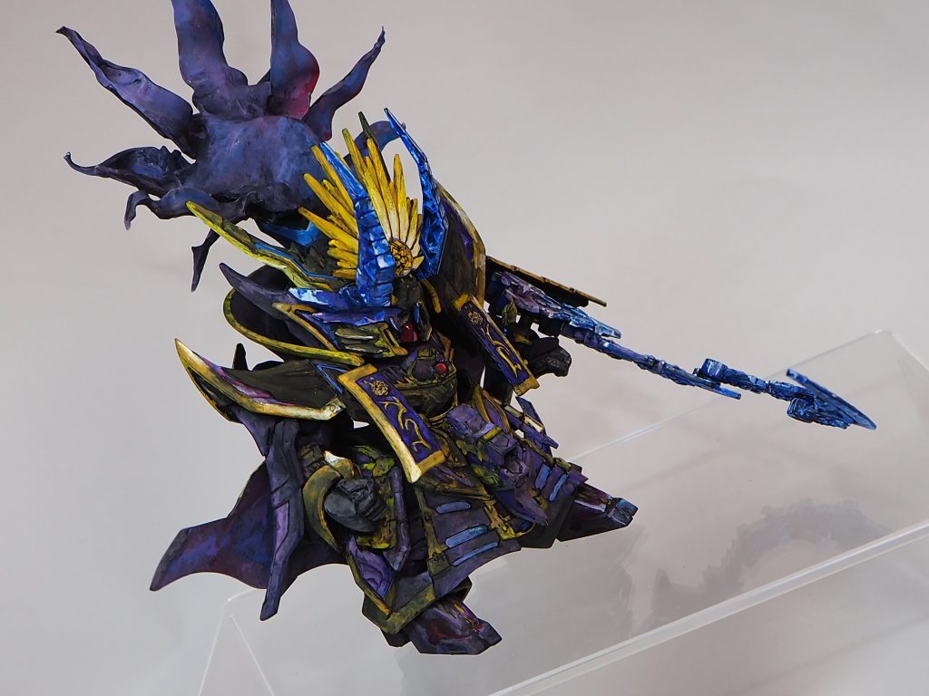 今の筆塗り方法とは若干違う塗り方なのですがこの経験があってこその、今の自分でもございますのでSDキットの複雑な塗り分けはスキルアップにはとても良いと実感します。