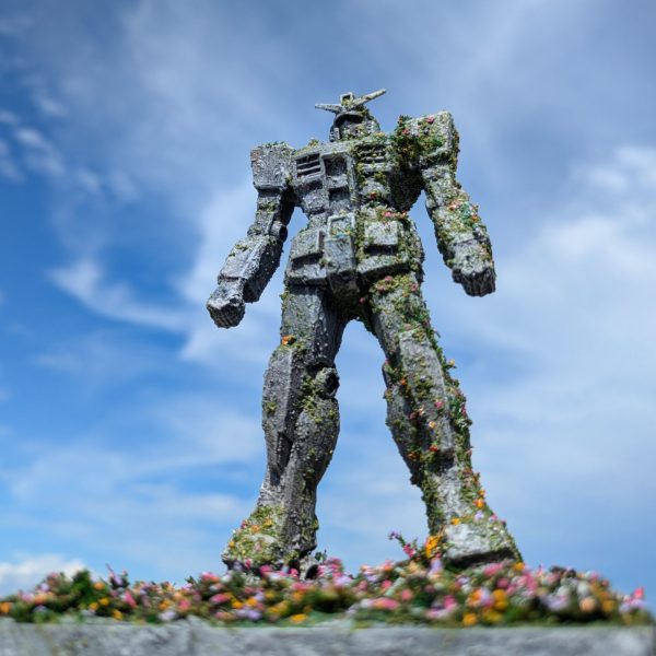 ガンダム石像