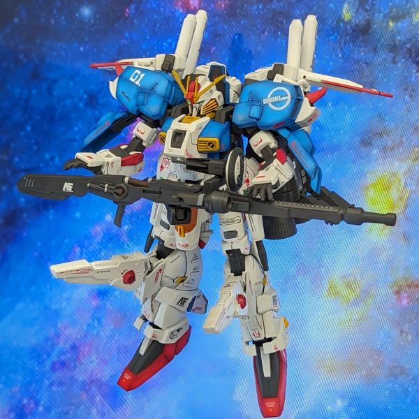 EX-Sガンダム イカス背景を添えて風