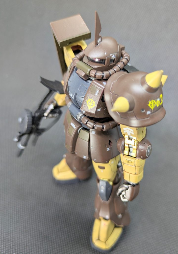 俯瞰ショット✨️ナカガワ機の特徴としてブレードアンテナが頭部中央にあることから、S型も取り付け位置を変更しました。