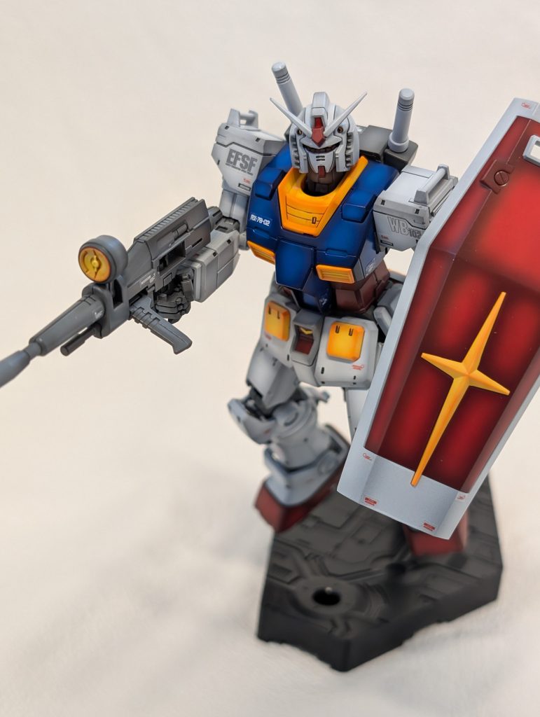 グラデーションで全塗装してあります。