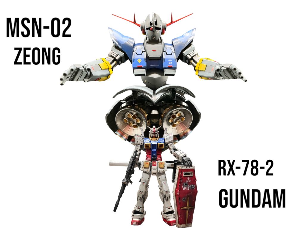 過去作HGジオングと2ショット‼️