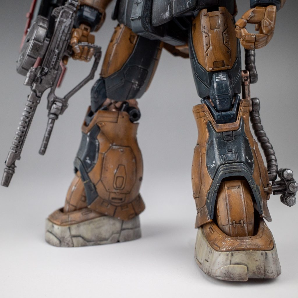 HG ザクII F型 ソラリ機 復讐のレクイエム(ウェザリング仕上げ)–6枚目/制作者：M.マウス Ver.Le