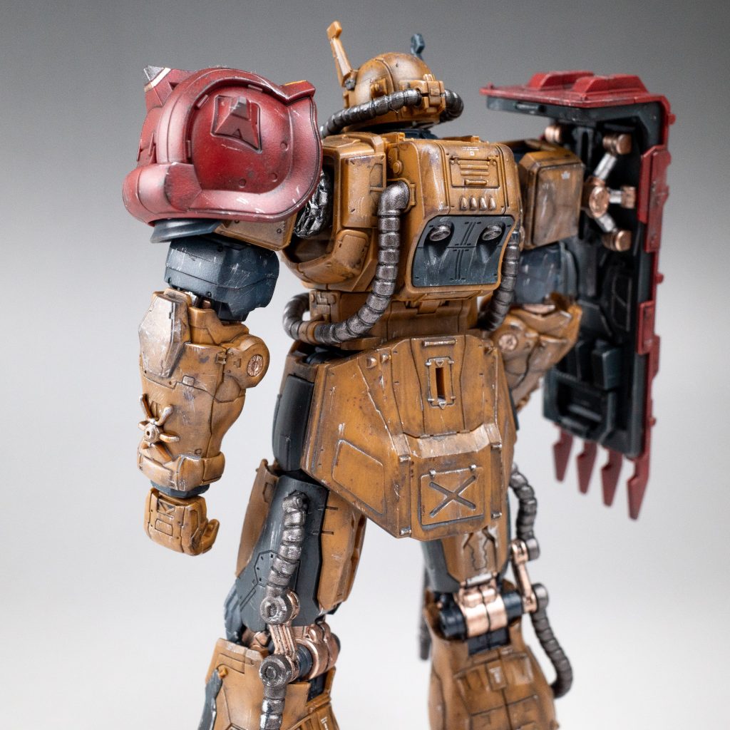 HG ザクII F型 ソラリ機 復讐のレクイエム(ウェザリング仕上げ)–5枚目/制作者：M.マウス Ver.Le