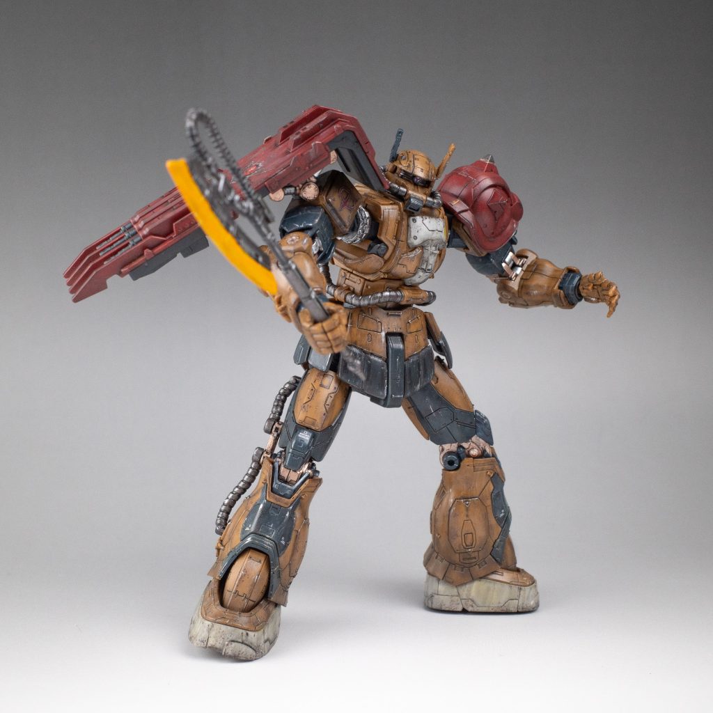 HG ザクII F型 ソラリ機 復讐のレクイエム(ウェザリング仕上げ)–9枚目/制作者：M.マウス Ver.Le