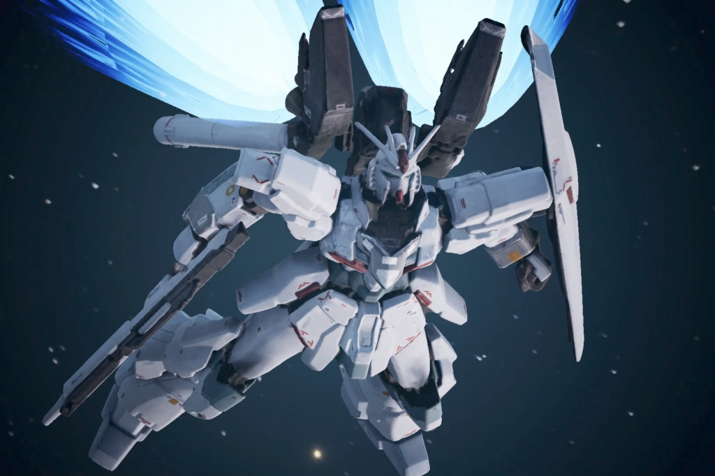 試験飛行中のシナンジュ Type-G　#ガンプラスキャン