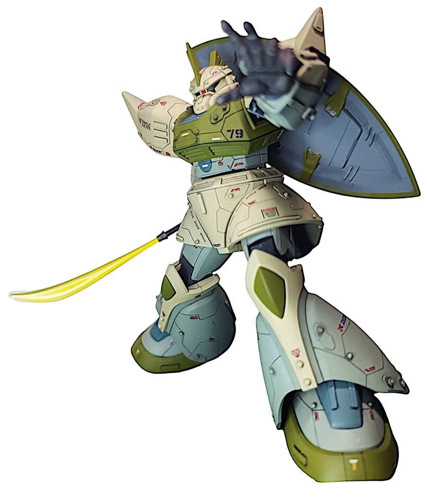 ビームライフルとナギナタのシンプル装備