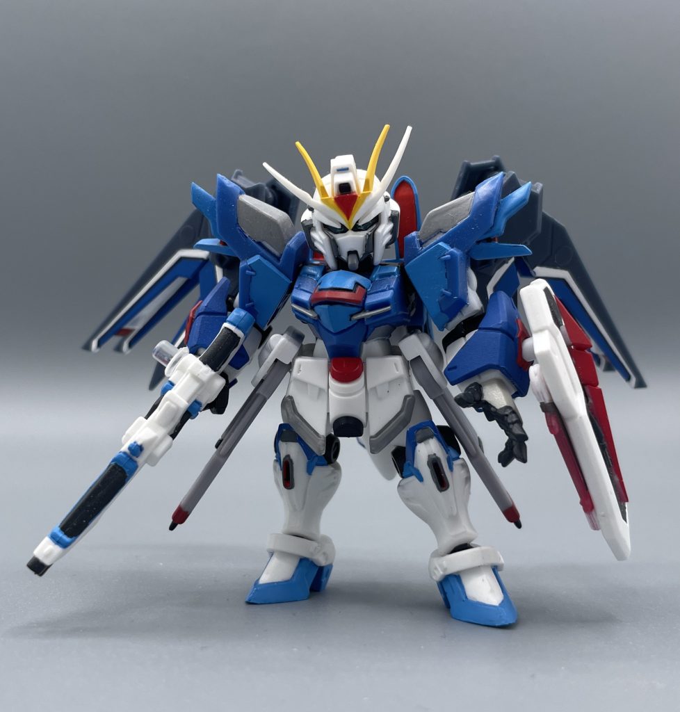 【ライジングフリーダムガンダム】モビルスーツアンサンブル金属色部分塗装！ MSE:ライジングフリーダム 部分塗装｜shin_okkunさんのガンプラ