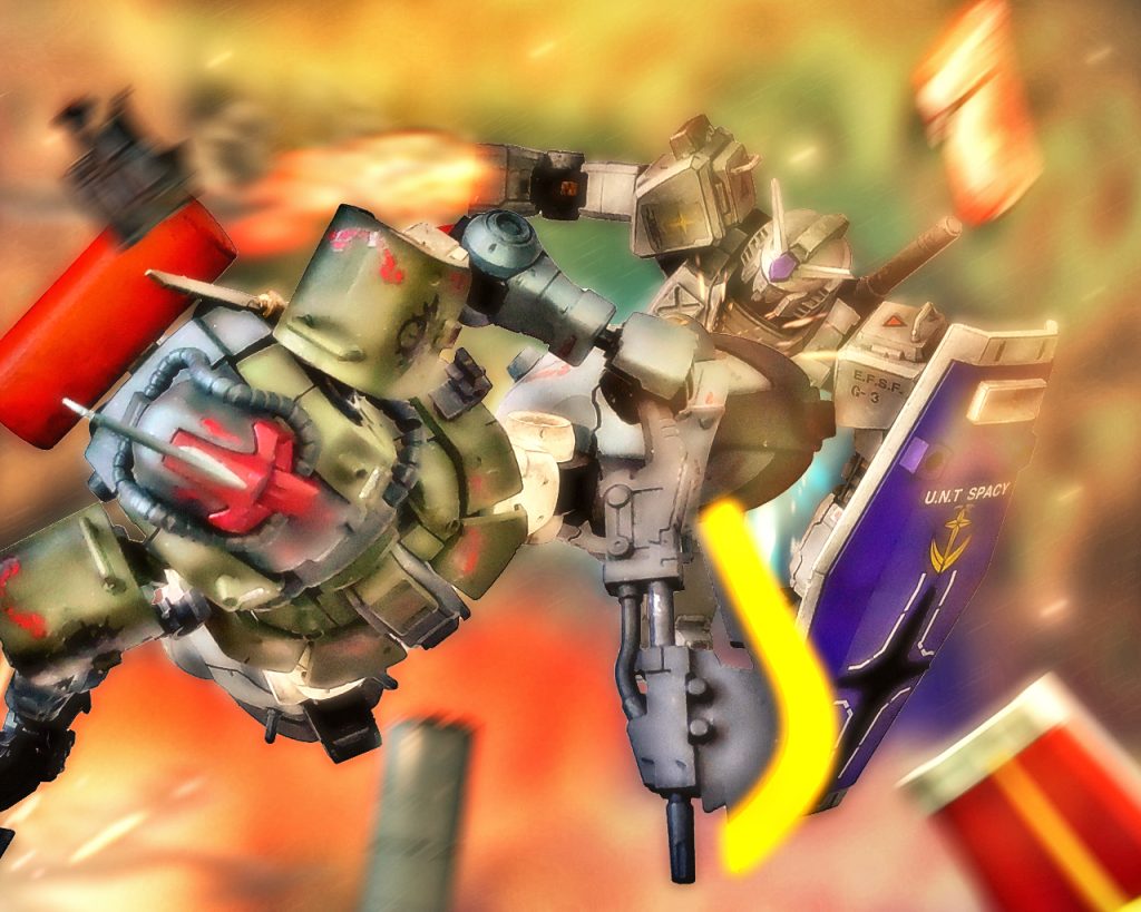 〜あとがき〜ここから「宇宙の挽歌」が本格的に動き出した感じです。第一幕と第二幕は各陣営紹介のお話でした。「アララトサンニムカエ」や「ルーニック基地」他にチェスターの上の名前(名字)等、伏線を張ってますが、徐々に回収していきます。機動戦士ガンダムはカッコイイMSや兵器群、ニュータイプの能力も魅力だと思いますが、個人的にはその「リアリティのある世界観」に惹きつける要因があるかと思います。各キャラクターの性格や人生観、それに伴う人間の成長ドラマ。ガンダムってメカを扱っているようで「人」を扱ってるんですよね。ファーストに限らず各作品そういった描写があります。余談で最近、ターンエーの再放送を観ましたが、台詞の言い回しが「トミノさんスゲェな」と思う次第です。で、私は一年戦争をテーマにまだ気になる部分があり、宇宙の挽歌では一年戦争後、0083やZガンダムで何故ああいう時代になったのかを繋ぐ物語にしたいと思っています。なので宇宙の挽歌ではキャラ個人に注目しつつ政治的背景にもフォーカスし、宇宙世紀を描いていきます。