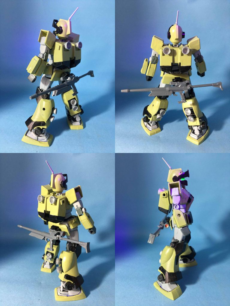 ライフルマウント状態・後ろと横