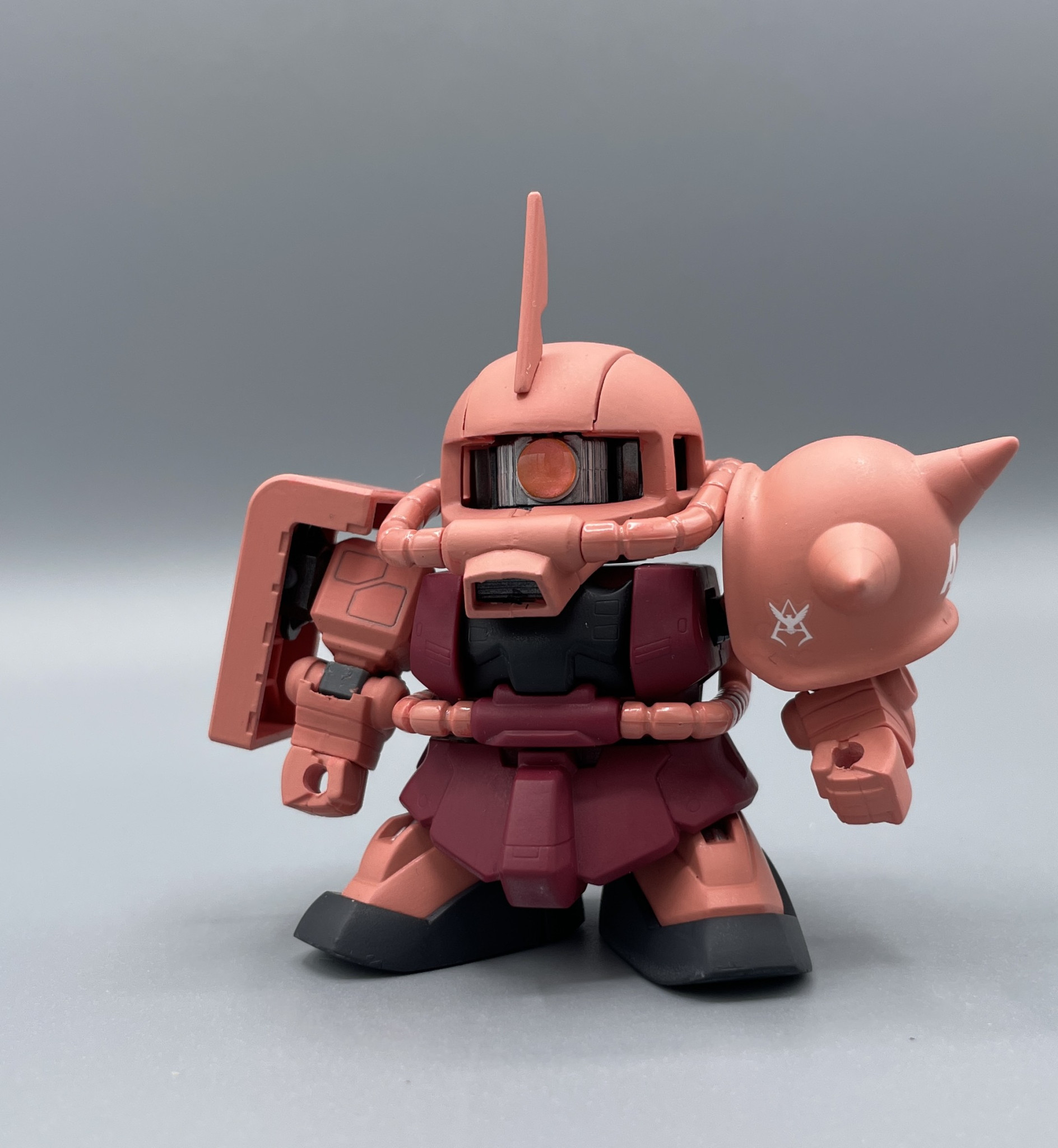 SD】シャア専用ザク【筆塗り全塗装】｜キャンプラさんのガンプラ