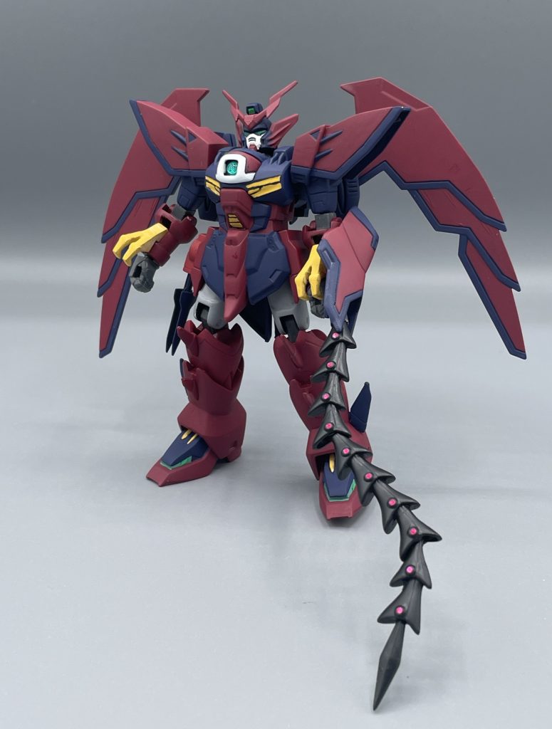 OZ-13MS GUNDAM EPYON 「新機動戦記ガンダムW」の後半に登場するMSで様々なパイロットに登場された機体です。主なパイロットは、ゼクス・マーキスとヒイロ・ユイ。