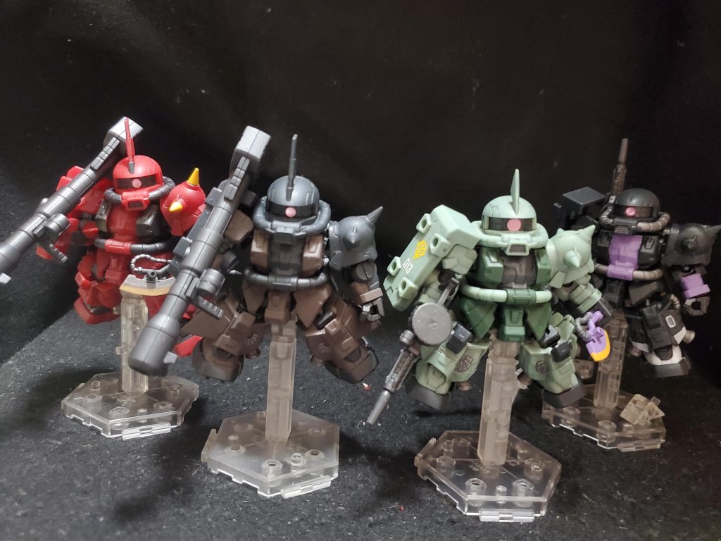 食玩モビリティジョイント筆塗りリペイント色々