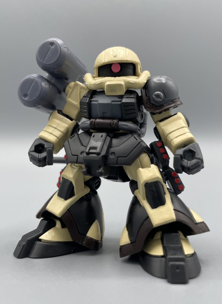 高機動試作型ザク（デザートカラー）　ダブったのをいいことに、永遠に擦り続けている高機動試作型ザクですが、今回はデザートカラーにしてみました。