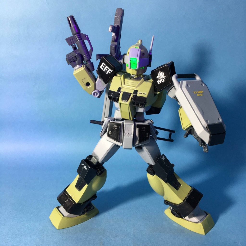 ビームスプレーガン構え